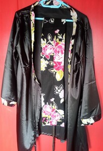  sun navi * cosplay * Mini kimono dress ( black )