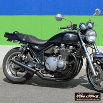 MADMAX製 KAWASAKI カワサキ ゼファー1100/RS用 ショート管マフラー ブラック/ワンピース カスタム 修理 補修 ドレスアップ 集合管_画像3