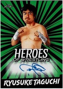 新日本プロレス★田口隆祐 23 Leaf Heroes of Wrestling 直筆サインカード