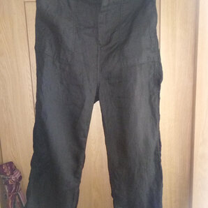 BEAMS BOY リネン 麻 イージーパンツ ブラック フリーサイズ 【複数買い、直接渡し送料値引※要質問】