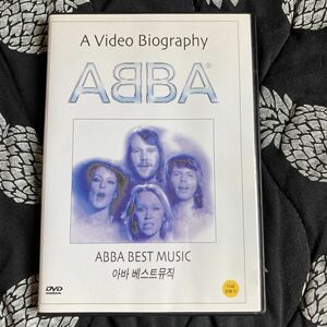 試聴済　中古DVD a video biography Abba best music アバ　稀少盤　