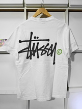 初期90s OLD STUSSY ストックロゴ Tシャツ 【M】 白タグ オールド ステューシー ヴィンテージ アーカイブ ショーンフォント_画像1