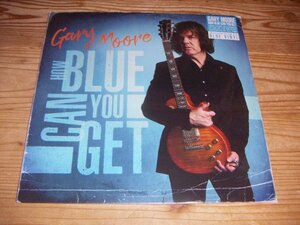 ★未開封！LP：GARY MOORE HOW BLUE CAN YOU GET ゲイリー・ムーア：シュリンク付：重量盤；カラー・レコード：US盤