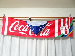 新品 懸賞品 2012年 コカコーラ ロンドンオリンピック ビートフードタオル アメリカ 星条旗柄