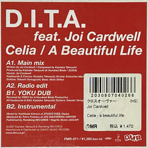 試聴 D.I.T.A. Feat. Joi Cardwell Celia A Beautiful Life 2007年オリジナルJP盤