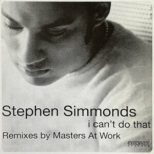 試聴 Stephen Simmonds I Can't Do That 2000年 Remix Masters At Work