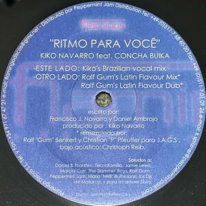 試聴 Kiko Navarro Featuring Concha Buika Ritmo Para Voc ラテン・ハウス