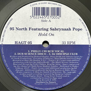 試聴 名曲 95 North Featuring Sabrynaah Pope Hold On