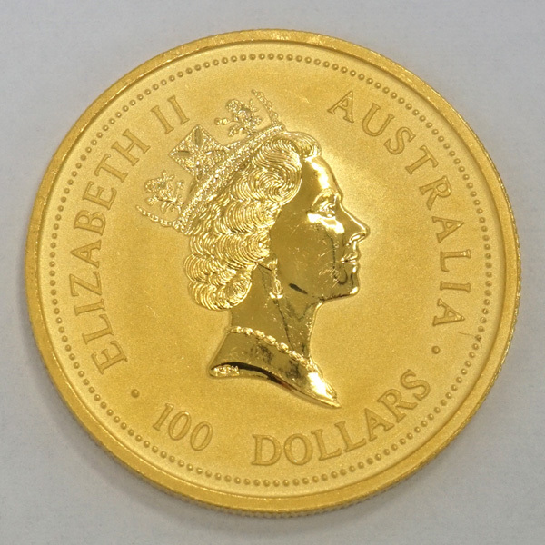 中古A/美品】 カンガルー 金貨 純金 1オンス 1oz 1994年