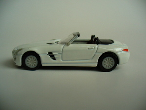 GEORGIA メルセデス ベンツ Mercedes-Benz ダイキャストオープンカー SLS AMG Roadster 白 ホワイト white 希少 非売品 ミニカー