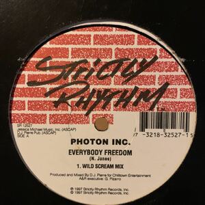 [ Photon Inc. - Everybody Freedom - Strictly Rhythm SR 12527 ] DJ Pierre