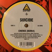 [ Suicide - Cheree (Remix) - Blast First 12BFFP115 ]_画像1