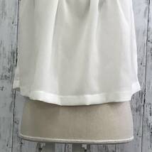 EMODA　エモダ　ボックスキャミ　Fサイズ　ホワイト　裾にかけてフレアシルエットなので、体型カバー効果　S5.1-171　USED_画像3