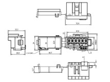 汎用ヒューズボックス ミニ平型 ６ウェイ　バイク&自動車などに！ NSR250 ヤマハタイプ 【DMR-Japan】_画像2