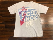 E521 メンズTシャツ DC SHOE ディーシー ストリート スケート カジュアル トップス 人気 おしゃれ プリント 水色 小さいサイズ/ S_画像4