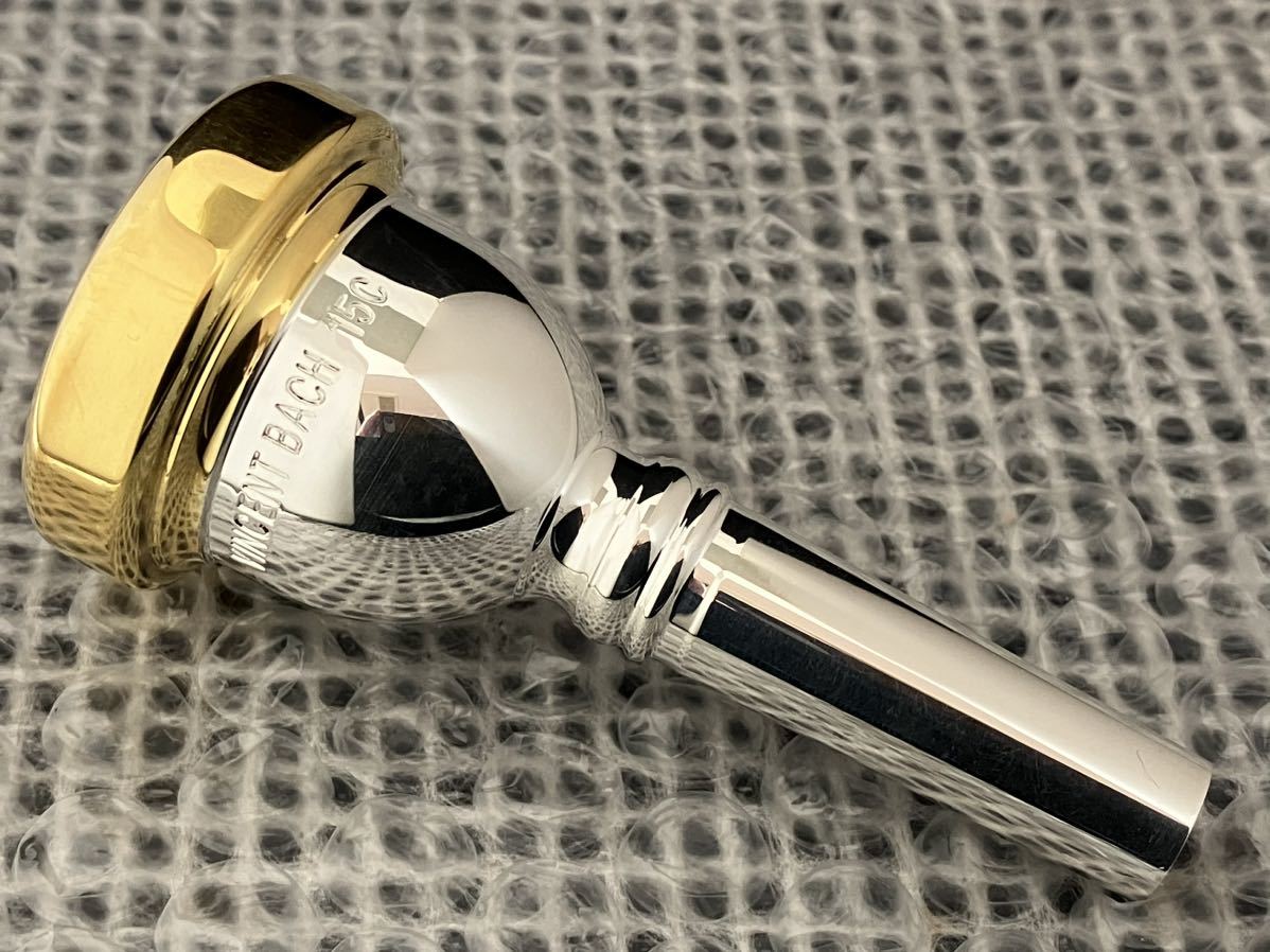 ☆ハイトーン!VINCENT BACH 15C 細管 トロンボーン マウスピース