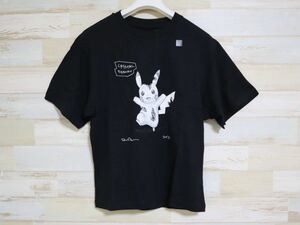 新品 Mサイズ ユニクロ　ポケモン　× ダニエルアーシャム　ウィメンズ　半袖Tシャツ ピカチュウ