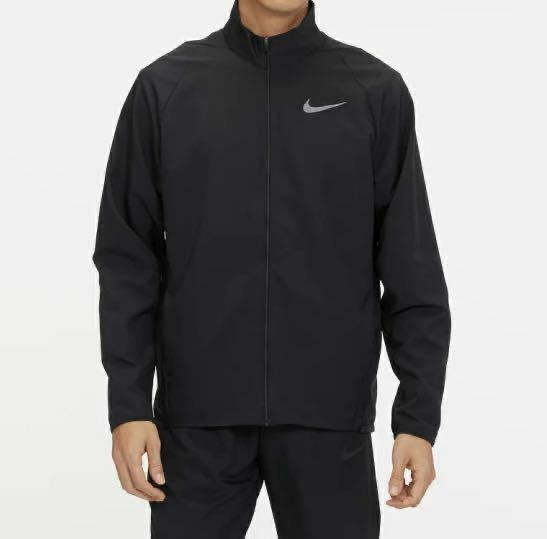 新品 Sサイズ(メンズ)　NIKE ナイキ Dri-FIT メンズ ウーブン トレーニングジャケット ブラック　黒