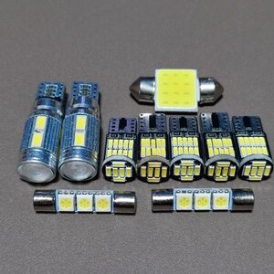 超爆光！SK9 新型 フォレスターT10 LED ルームランプ バックランプ ナンバー灯 10個セット ホワイト スバル /10/26/f3/t31