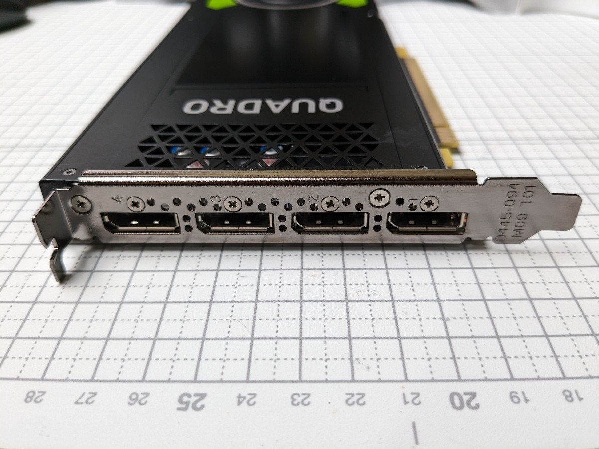 NVIDIA QUADRO P4000 8GB GDDR5 PCI Express 中古 動作品 フル