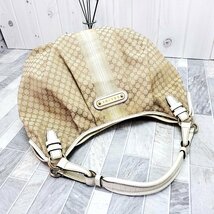 【美品】CELINE セリーヌ ビタースウィート パリマカダム クロコ型押し ロゴプレート レザー 本革 ショルダーバッグ レディース_画像4