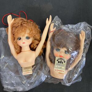 ◆昭和レトロ ビンドール手芸 キュピナドール 手芸用人形 2種類セット 人形 ソフビ ドール 創作人形 手芸 97-5