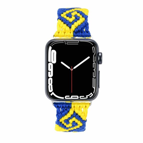 Apple Watch 8 7 6 SE 5 4用42/44mm) ベルト　バンドアップルウォッチ　編み込み　並行輸入品　