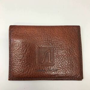 33925 0616Y Genuine Cowhide レザー　革製品　カードケース　コインケース