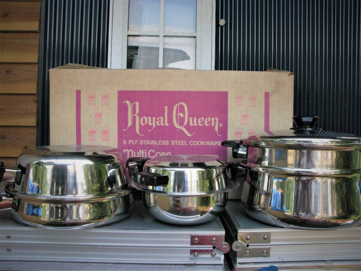 Yahoo!オークション -「ロイヤルクイーン 鍋」(キッチン、食器) の落札