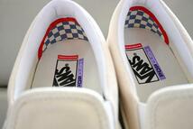 新品未使用 正規品 VANS バンズ KATE SLIP-ON スエード 革 スケートスリッポン VN0A5FCAACV ナチュラルホワイト 白 US8 26センチ 送料無料_画像5