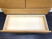 MUJI 無印良品 4段チェスト タモ材 整理箪笥 収納 ナチュラルチェスト_画像9