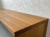 無印良品 REAL FURNITURE リアルファニチャー オーク無垢材 ベンチ 長椅子 ウッドベンチ ダイニングベンチ 無印 / ウニコ_画像4