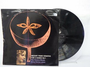 LP レコード Paul Badura Skoda パウル バドゥラ スコダ MOZART モーツァルト ピアノ連弾奏鳴曲集 【VG+】 E6543A