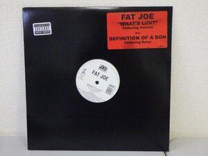 LP レコード FAT JOE ファット ジョー Featuring Ashanti What's Luv? 【E+】 H1844A