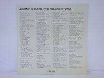 LP レコード THE ROLLING STONES ローリング ストーンズ GIMME SHELTER ギミー シェルター 【E+】 E6953N_画像7
