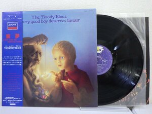 LP レコード 帯 THE MOODY BLUES ザ ムーディ ブルース EVERY GOOD BOY DESERVES FAVOUR 童夢 【E+】 D13027U