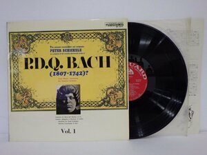 LP レコード JORGE MAETER ホルヘ メスター 指揮 P D Q BACH バッハ 1807 1742 【E+】 D13340N