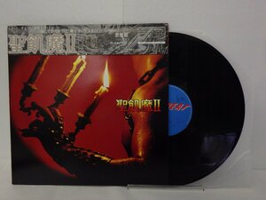 LP レコード 帯 聖飢魔Ⅱ 聖飢魔Ⅱ 悪魔が来たりてヘヴィメタる 【E-】 D13389G