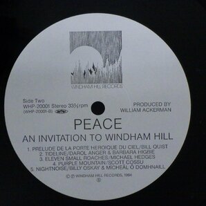 LP レコード 帯 AN INVITATION TO WINDHAM HILL ウィンダム ヒル ジョージ ウィンストン 心の美術館 PEACE ピース 【E+】 D13160Gの画像4