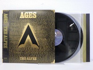LP レコード 帯 2枚組 THE ALFEE アルフィー AGES 【 E+ 】 E7897Z