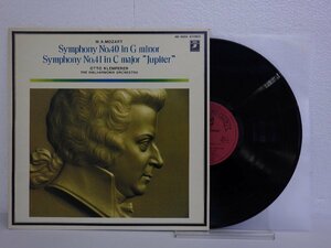 LP レコード OTTO KLEMPERER オットー クレンペラー MOZART モーツァルト SYMPHONY NO40 NO41 交響曲第40番 41番 【E+】 D13677J