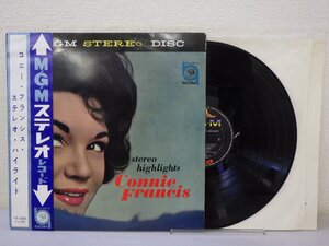 LP レコード 帯 Connie Francis コニー フランシス STEREO HIGHLIGHTS ステレオ ハイライト【E-】 E8429A