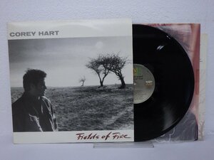 LP レコード COREY HART コリー ハート Fields of Fire 【E+】 E8465K