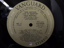 LP レコード 帯 DOG WATSON ドッグ ワトソン LIVE AT NEWPORT FOLK FESTIVAL ニューポートのドッグワトソン【E-】 E8420A_画像6