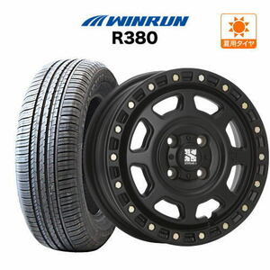 サマータイヤ ホイール 4本セット MLJ エクストリーム XJ07 WINRUN ウインラン R380 155/65R14