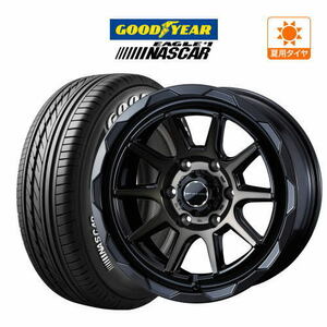 200系 ハイエース ホイール 4本セット ウェッズ マッドヴァンス 06 グッドイヤー NASCAR (ナスカー) 215/60R17