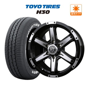 200系 ハイエース ホイール 4本セット BADX ロックケリー MX-III TOYO H30 215/65R16