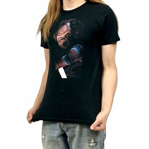 新品 チャイルドプレイ チャッキー ナイフ グッドガイ人形 ホラー映画 Tシャツ S M L XL ビッグ オーバーサイズ XXL~5XL ロンT パーカー 可