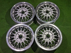 BBS SUBARU スバル 純正 オプション STI 鍛造 15インチ 6J +55 PCD100 5H 4本セット 357B