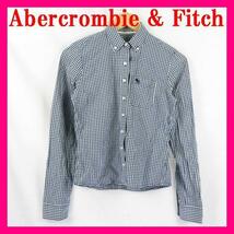 Abercrombie & Fitchギンガムチェック シャツ sizeXS_画像1
